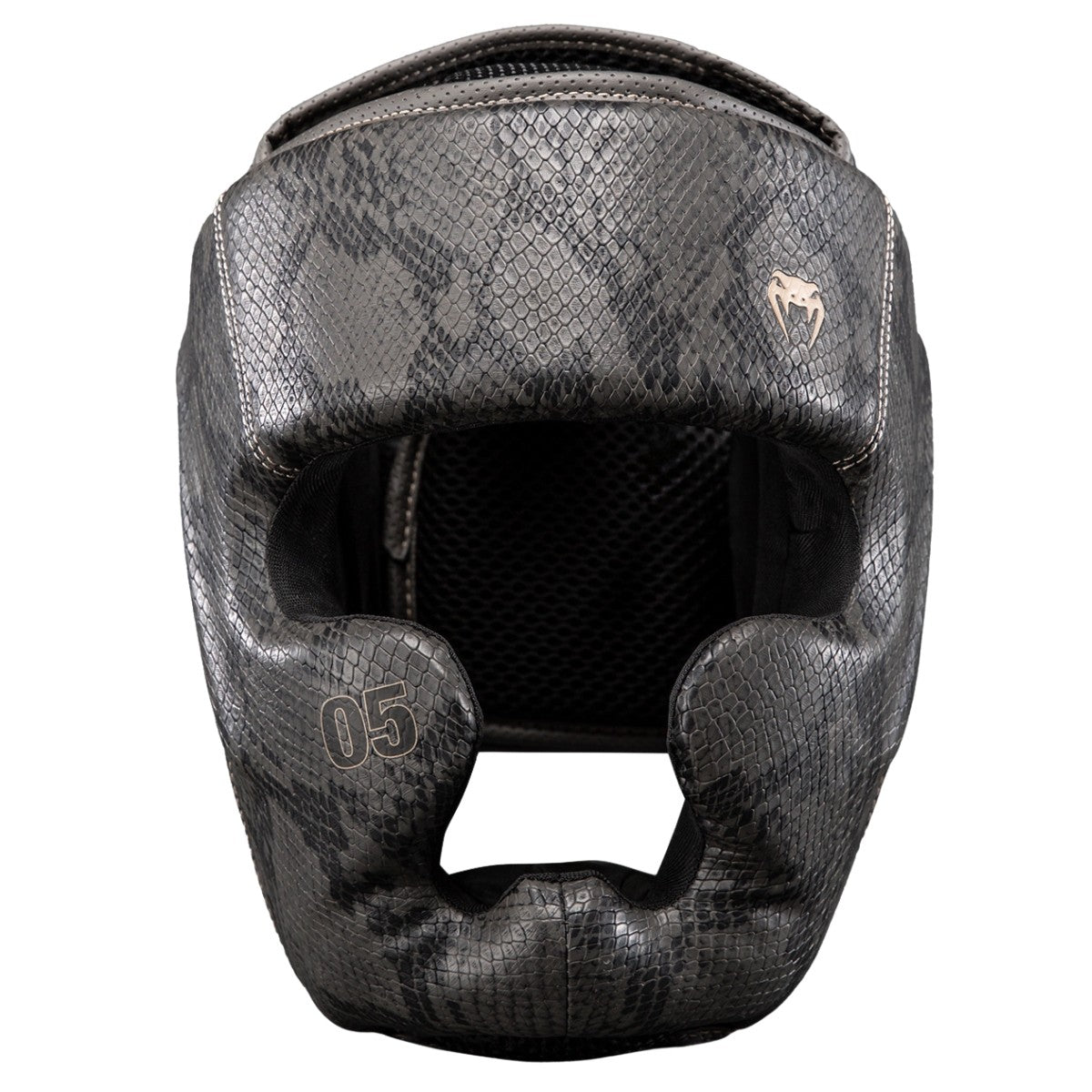 Venum Kask Bokserski Impact Evo Scales Ciemno Szary