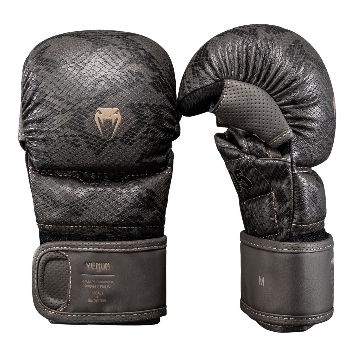 Venum Rękawice MMA Impact Evo Scales Ciemno Szare