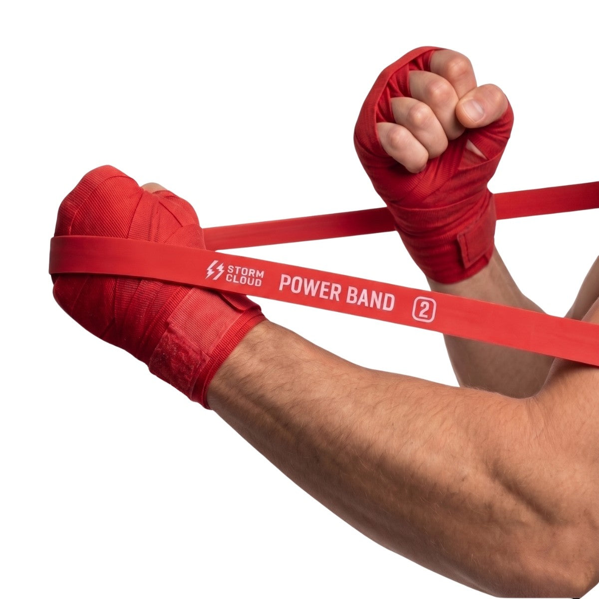 StormCloud Guma Oporowa Treningowa Power Band Czerwona Lvl 2