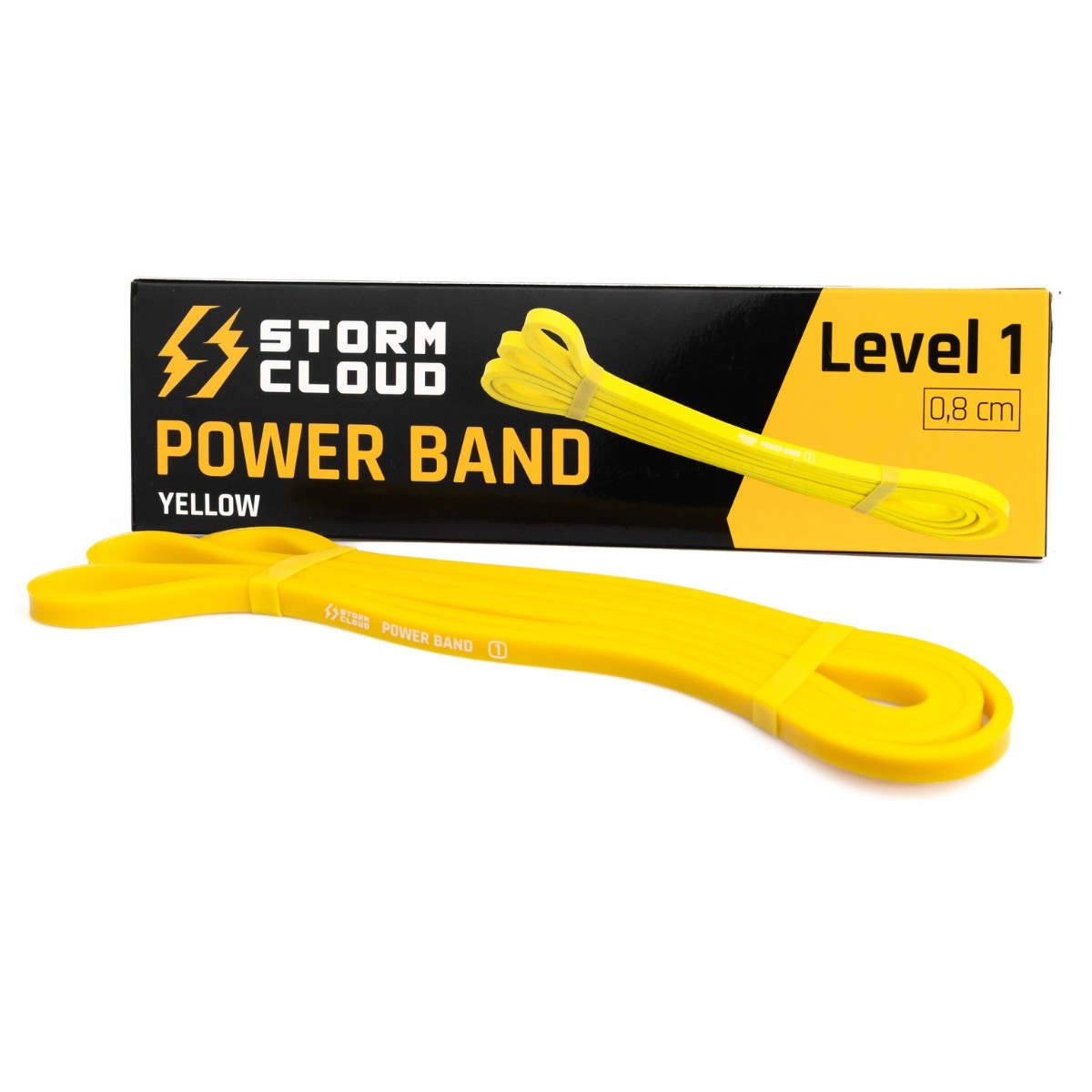 StormCloud Guma Oporowa Treningowa Power Band Żółta Lvl 1