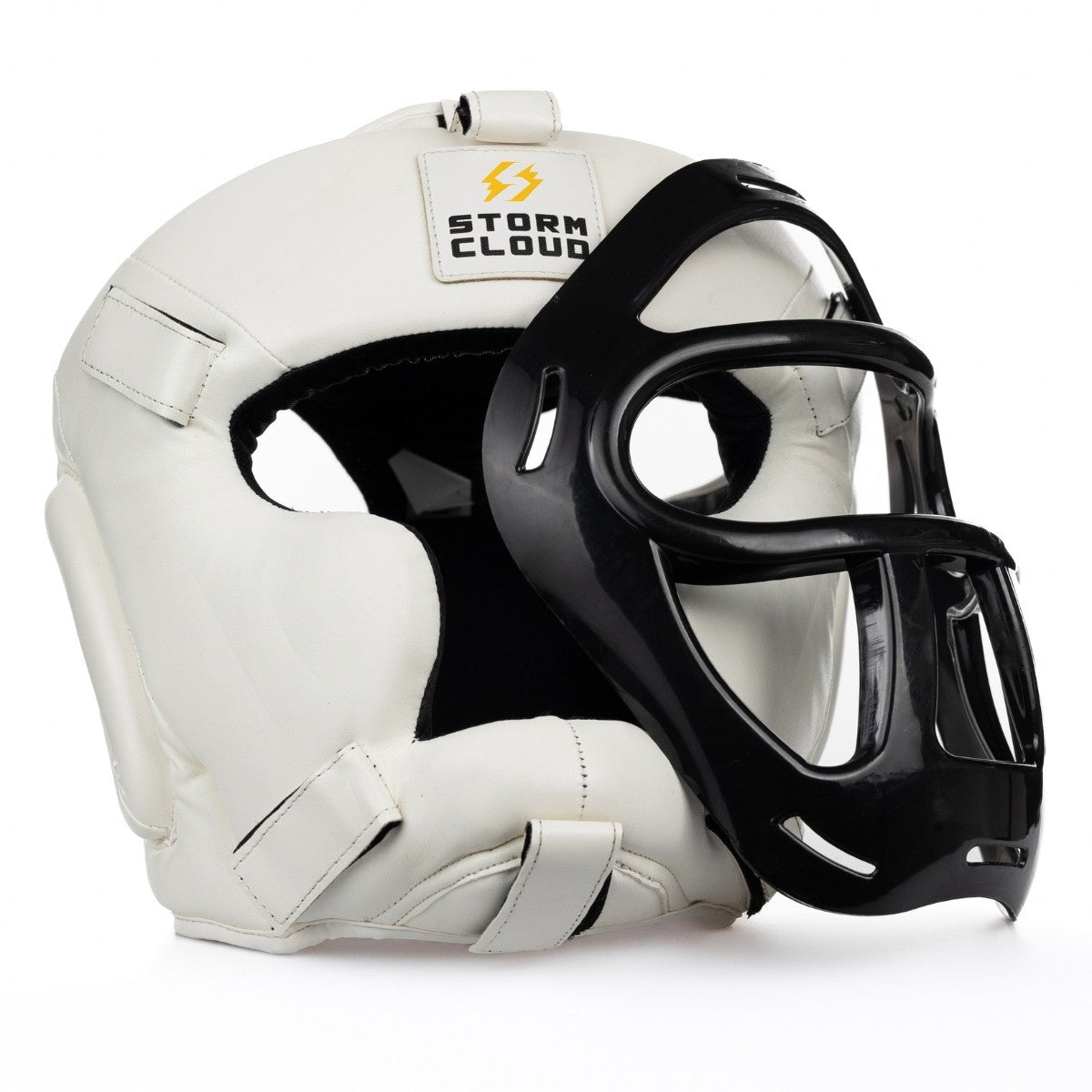 StormCloud Kask Bokserski HG1 z kratką Biały