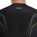 Venum Streamline Rashguard męski z krótkim rękawem Czarny/Złoty