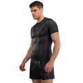 Venum Streamline Rashguard męski z krótkim rękawem Czarny/Złoty