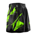 Extreme Hobby Spodenki Muay Thai Iron Force Czarne/Limonka