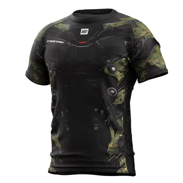 Extreme Hobby Koszulka Techniczna Iron Force Czarna/Camo