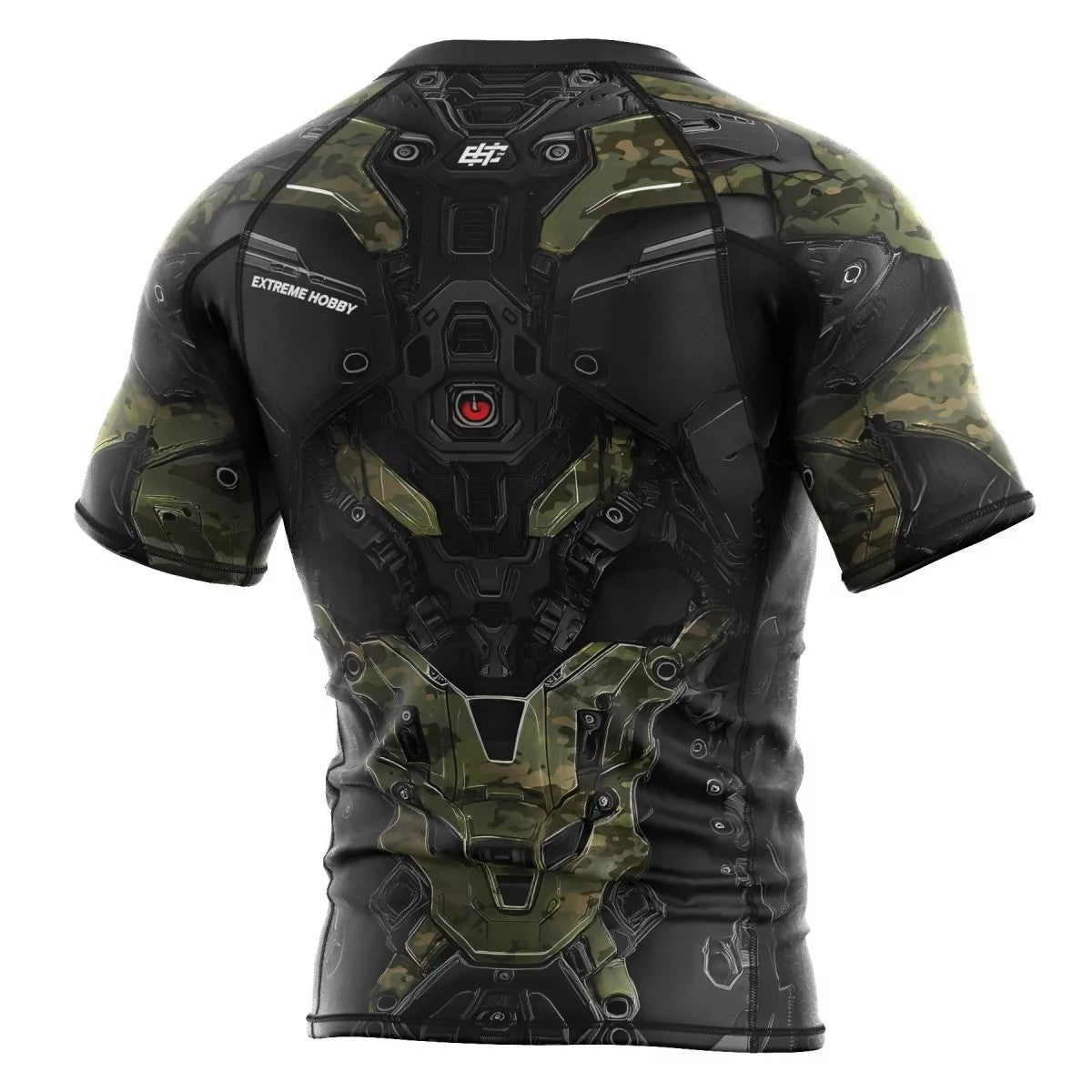 Extreme Hobby Rashguard Męski Iron Force Krótki Rękaw Czarny/Camo