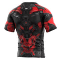 Extreme Hobby Rashguard Męski Iron Force Krótki Rękaw Czarny/Czerwony