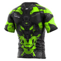 Extreme Hobby Rashguard Męski Iron Force Krótki Rękaw Czarny/Limonkowy