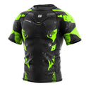 Extreme Hobby Rashguard Męski Iron Force Krótki Rękaw Czarny/Limonkowy