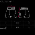 Extreme Hobby Spodenki Muay Thai Iron Force Czarne/Czerwone