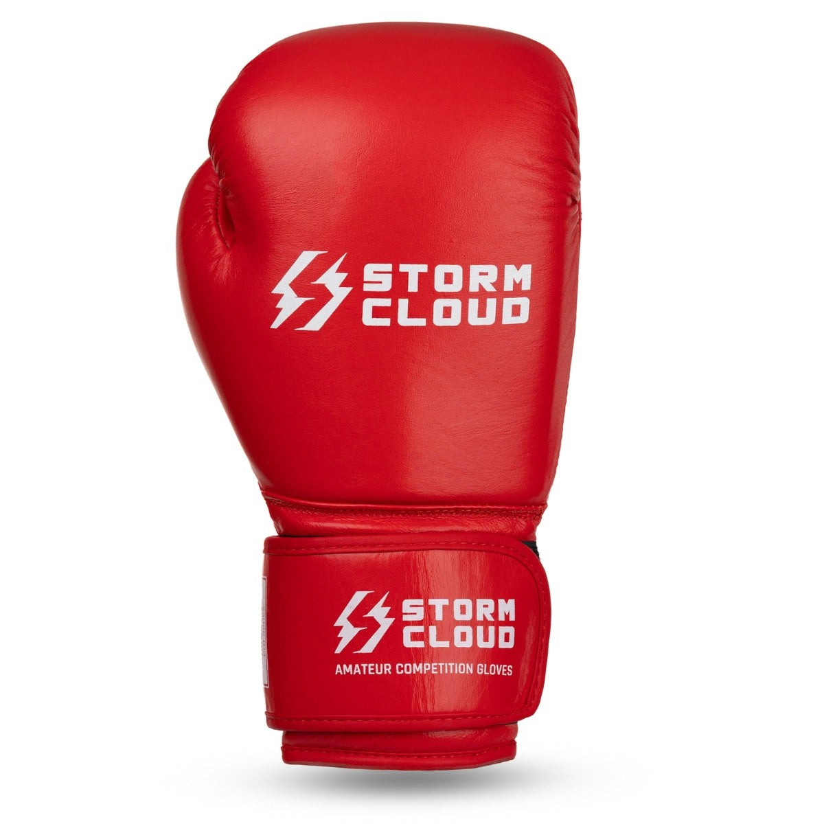 StormCloud Rękawice Bokserskie ze skóry naturalnej Turniejowe Competitor New Czerwone