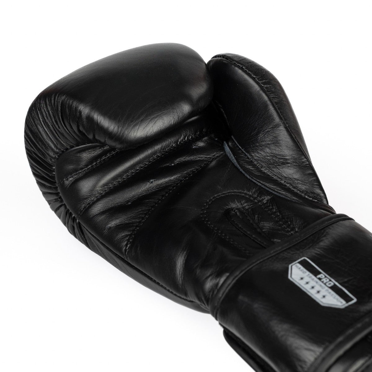 StormCloud Rękawice Bokserskie ze skóry bydlęcej Boxing Pro 2.0 Czarne/Białe