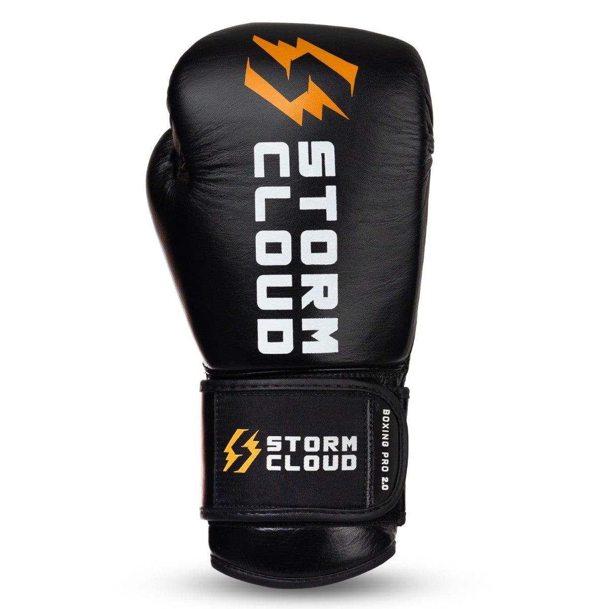 StormCloud Rękawice Bokserskie ze skóry bydlęcej Boxing Pro 2.0 Czarne/Białe
