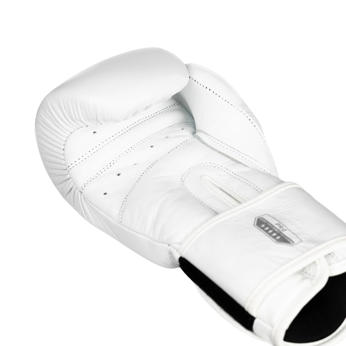 StormCloud Rękawice Bokserskie ze skóry bydlęcej Boxing Pro 2.0 Białe/Srebrne