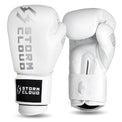 StormCloud Rękawice Bokserskie ze skóry bydlęcej Boxing Pro 2.0 Białe/Srebrne