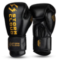 StormCloud Rękawice Bokserskie ze skóry bydlęcej Boxing Pro 2.0 Czarne/Złote