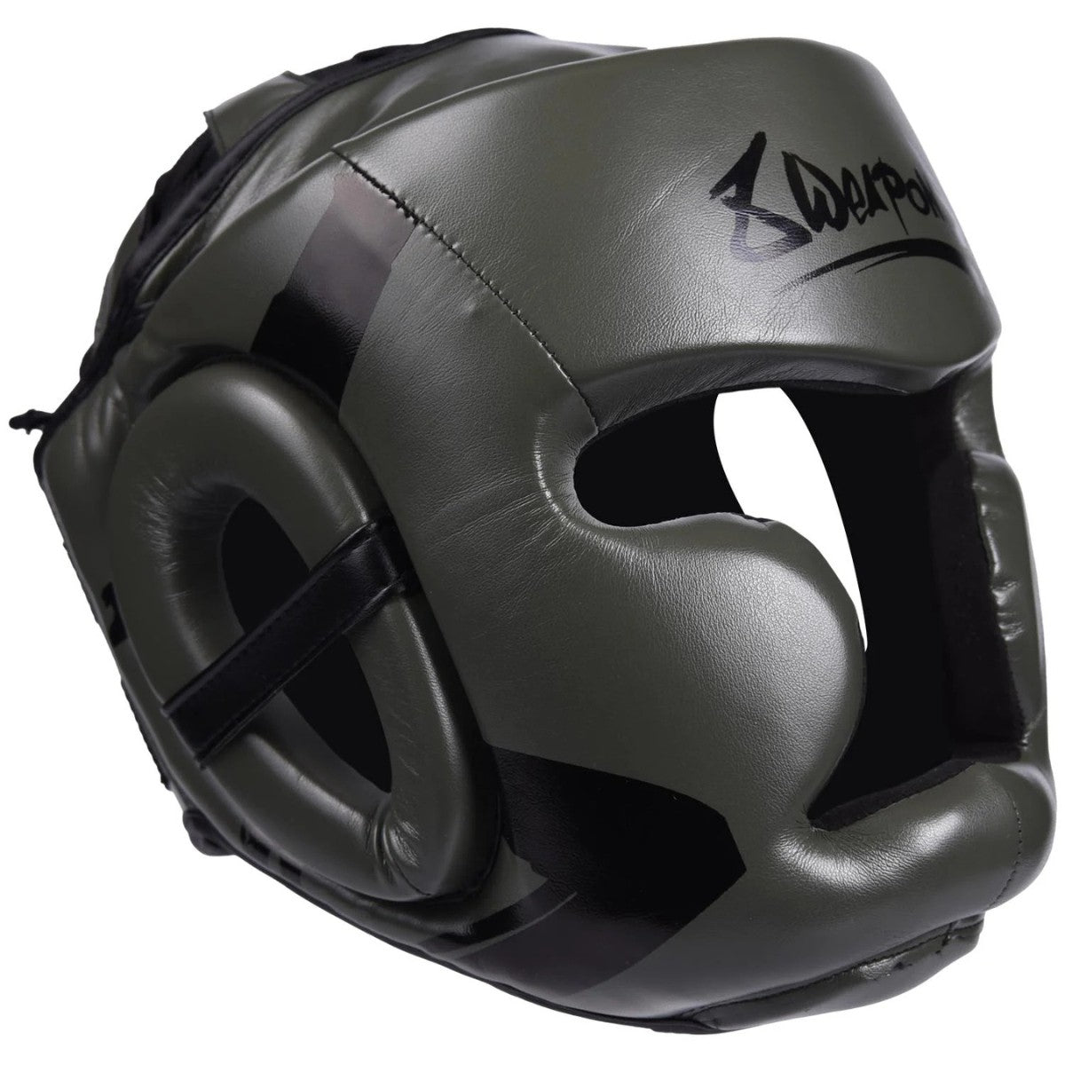 8 Weapons Kask Bokserski Unlimited Oliwkowy/Czarny