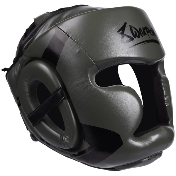 8 Weapons Kask Bokserski Unlimited Oliwkowy/Czarny