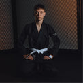 Drillmate Kimono/Gi Junior Core Mate dla dzieci Czarne + biały pas w komplecie