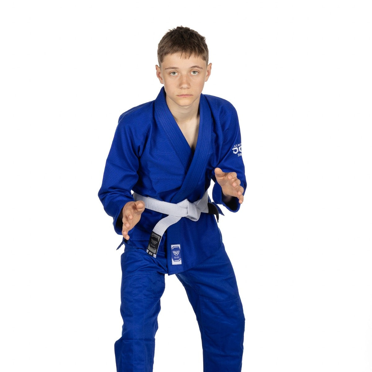 Drillmate Kimono/Gi Junior Core Mate dla dzieci Niebieskie + biały pas w komplecie