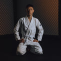 Drillmate Kimono/Gi Junior Core Mate dla dzieci Białe + biały pas w komplecie
