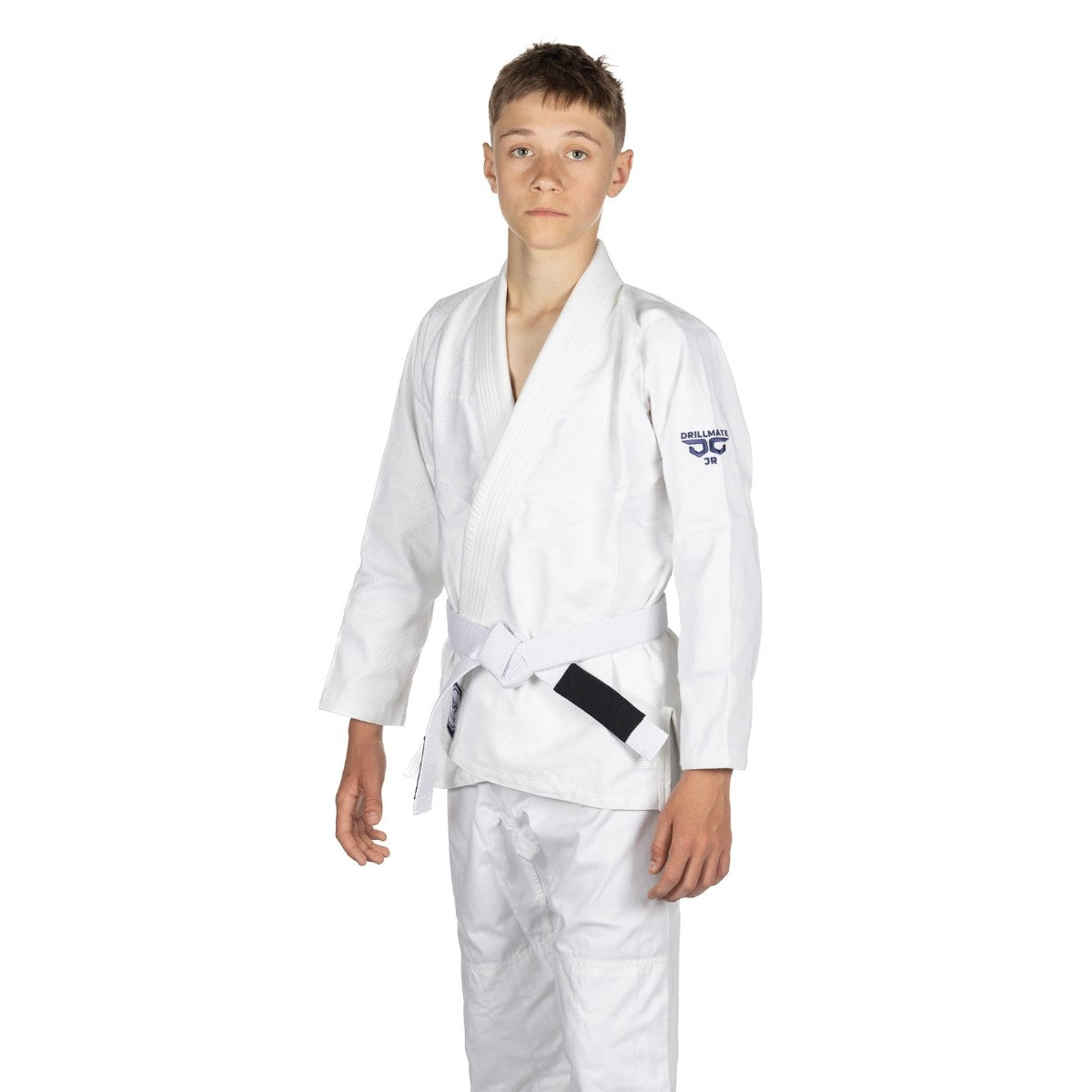 Drillmate Kimono/Gi Junior Core Mate dla dzieci Białe + biały pas w komplecie