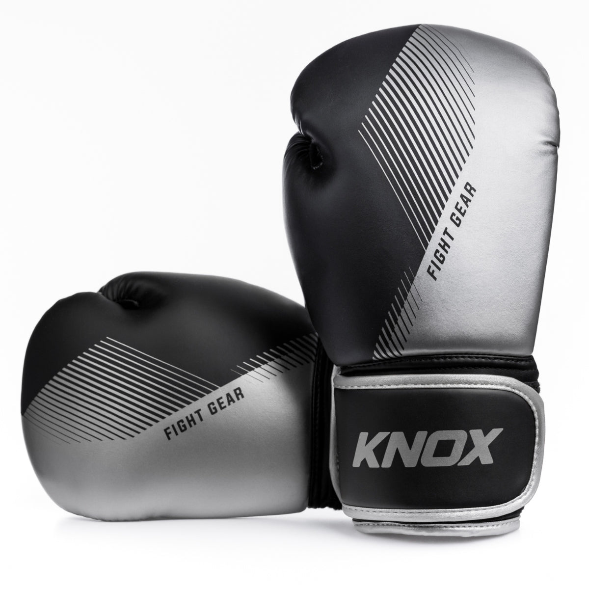 Knox Rękawice Bokserskie Starter Czarne/Srebrne