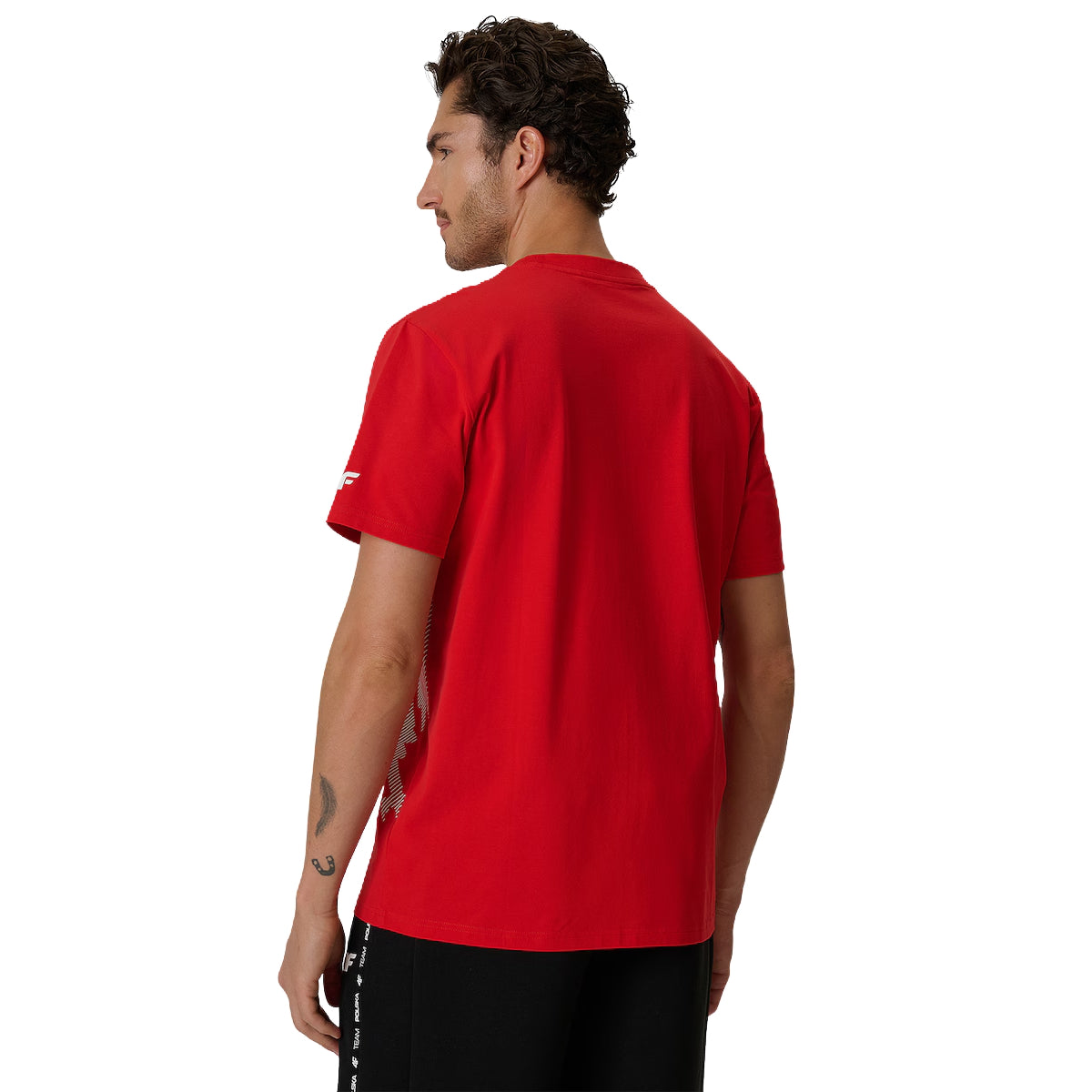 4F T-shirt kibica Polska Orzeł Czerwona