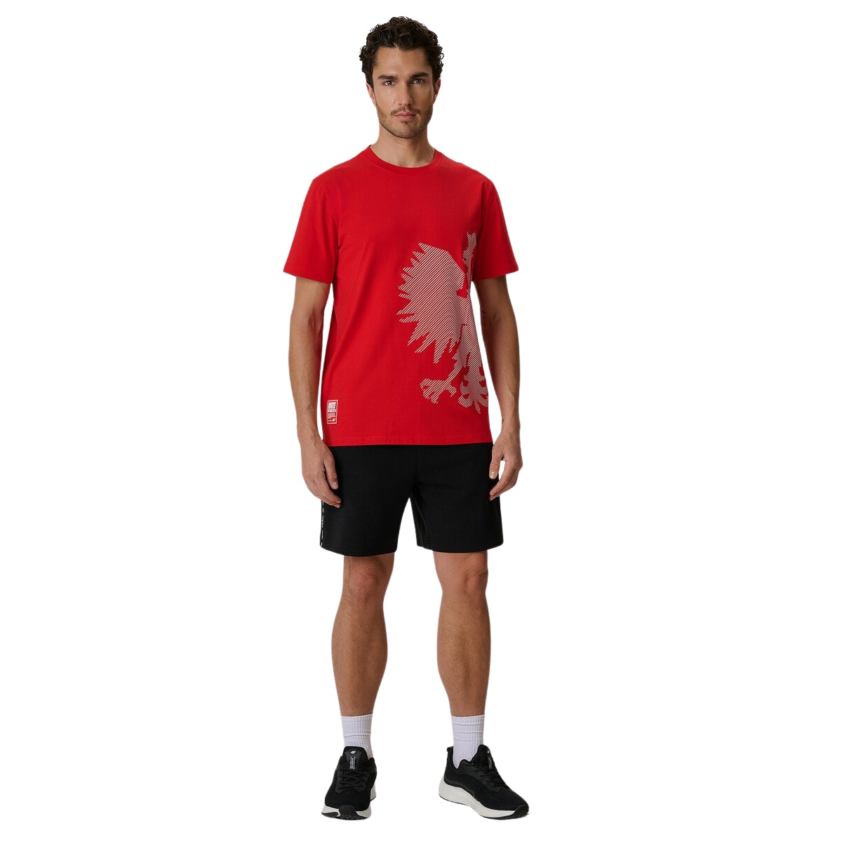 4F T-shirt kibica Polska Orzeł Czerwona