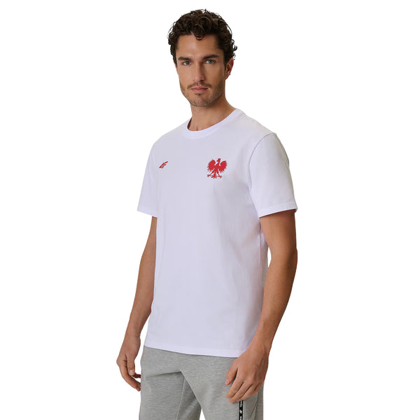 4F T-shirt kibica Polska Mały Orzeł Biała