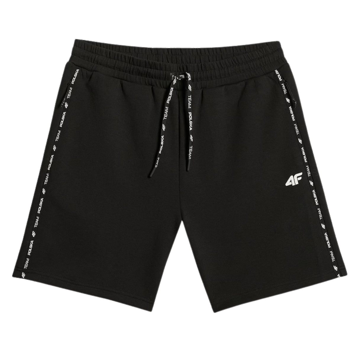 4F Spodenki kibica sportowe Czarne