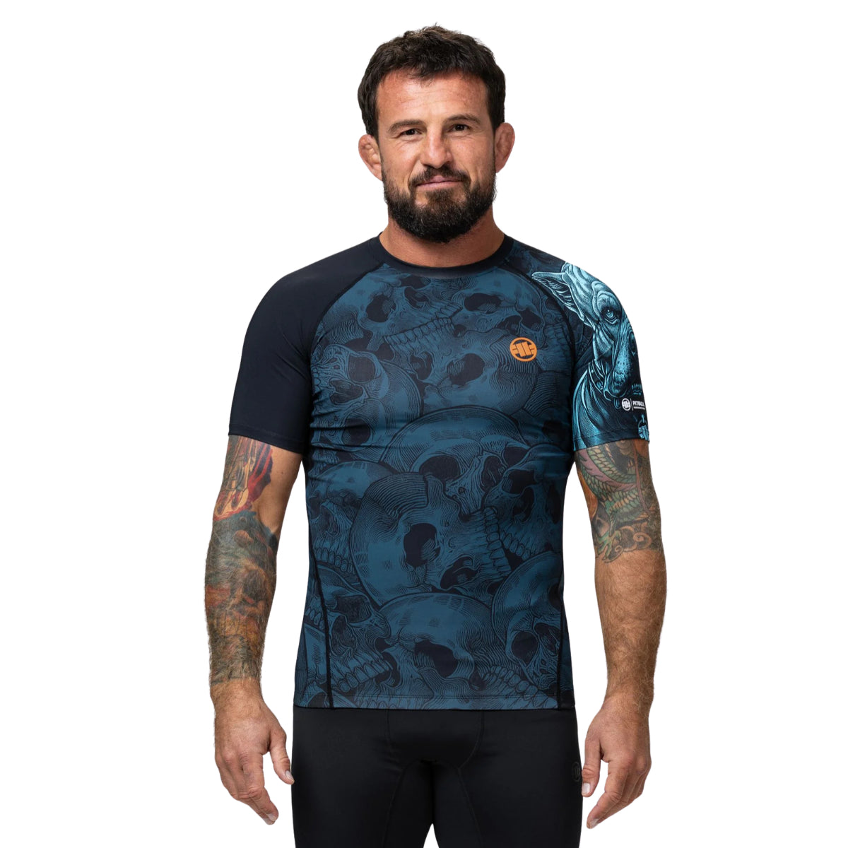 Pitbull Rashguard Guardian Angel krótki rękaw