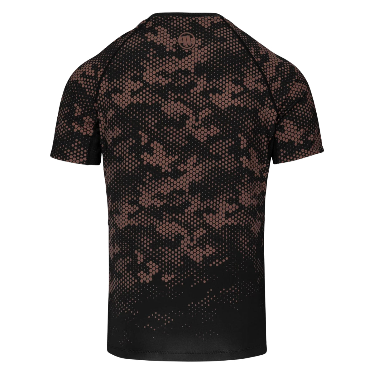 Pitbull Rashguard Hex Camo Hilltop Sand Krótki rękaw