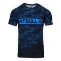 Pitbull Rashguard Hex Camo Hilltop Niebieski Krótki rękaw