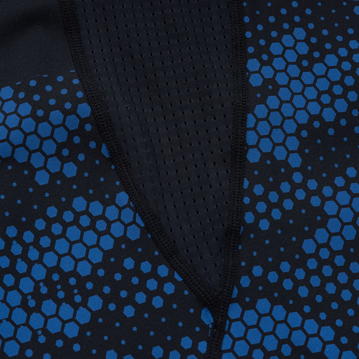 Pitbull Rashguard Hex Camo Hilltop Niebieski Krótki rękaw