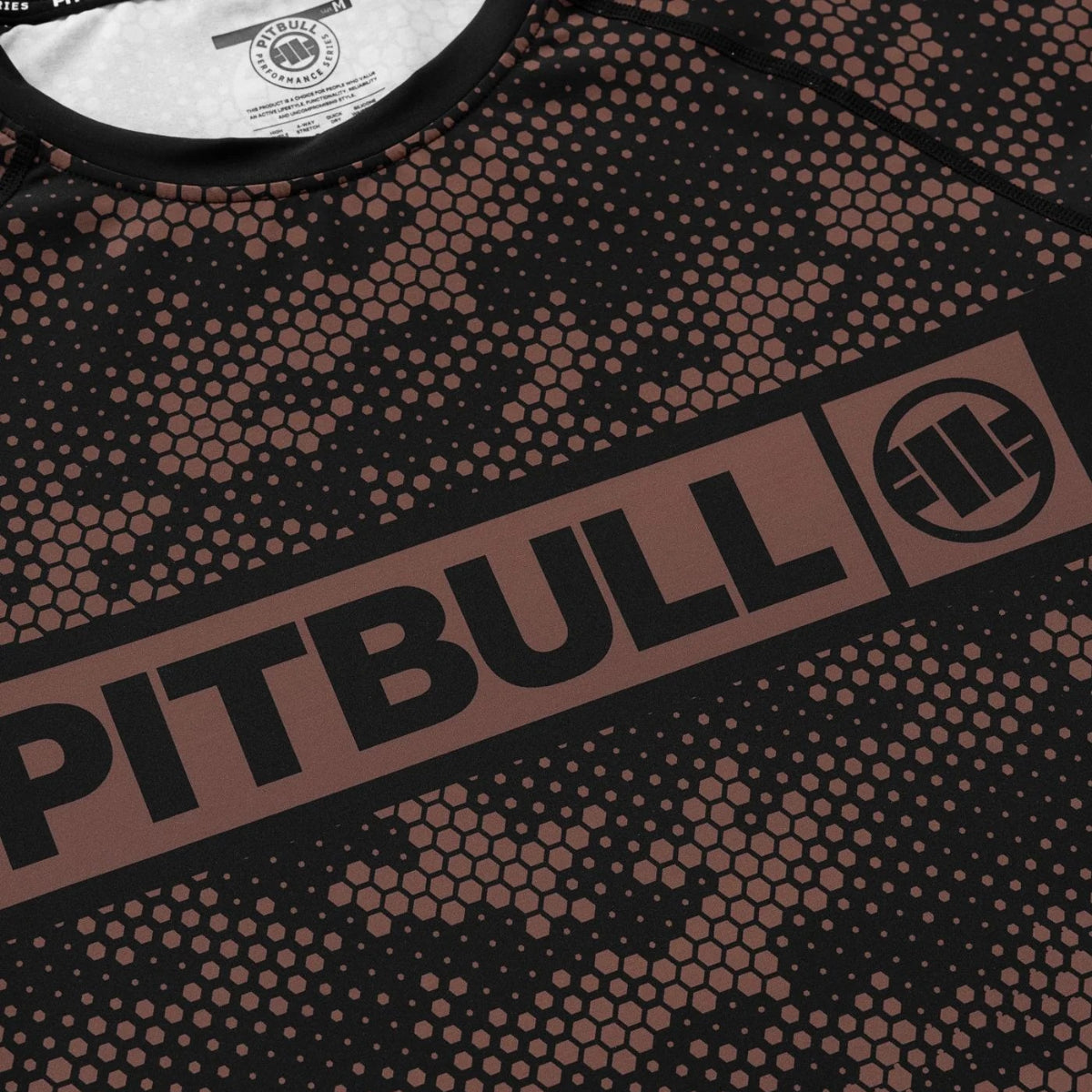 Pitbull Rashguard Hex Camo Hilltop Sand Długi rękaw