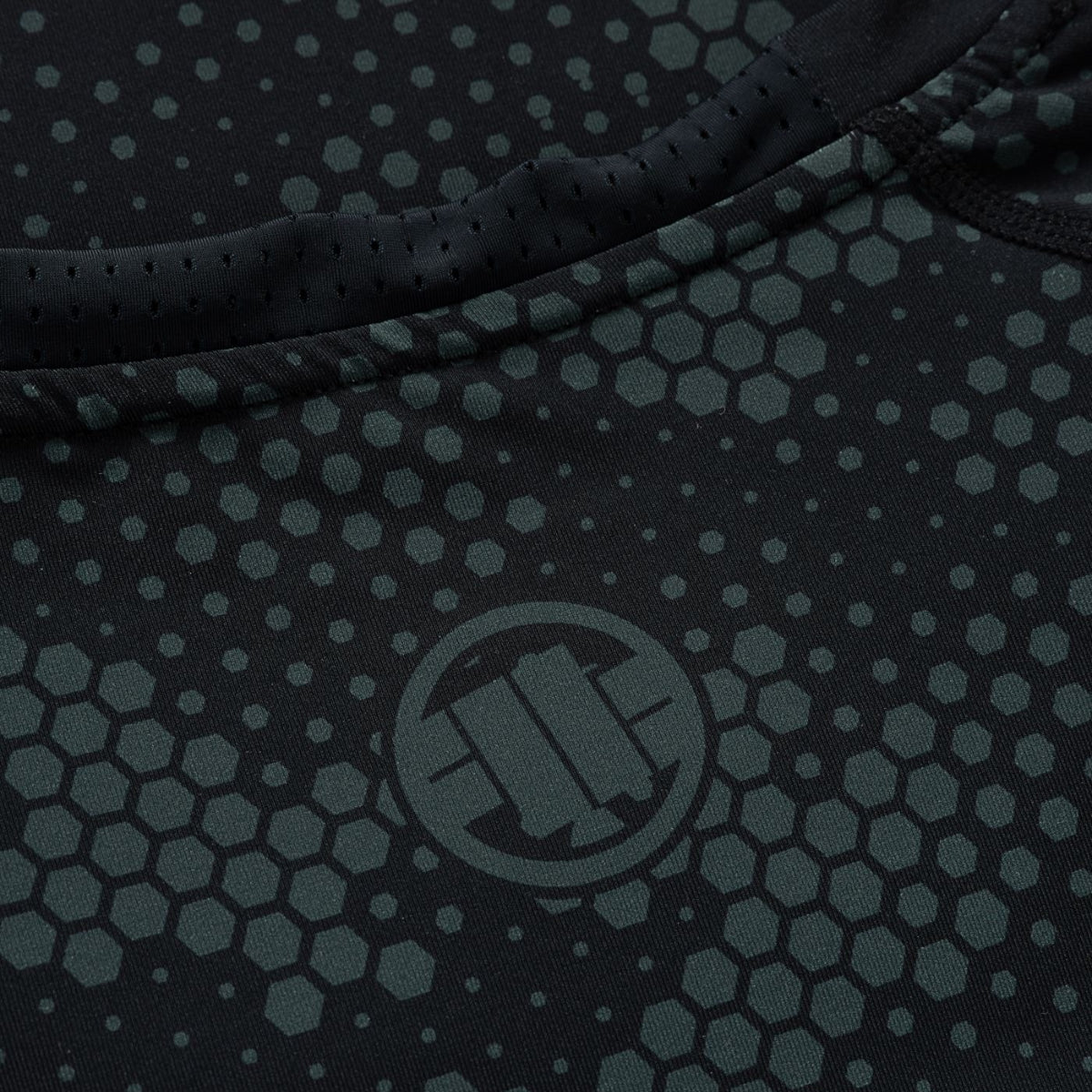 Pitbull Rashguard Hex Camo Hilltop Oliwkowy Długi rękaw