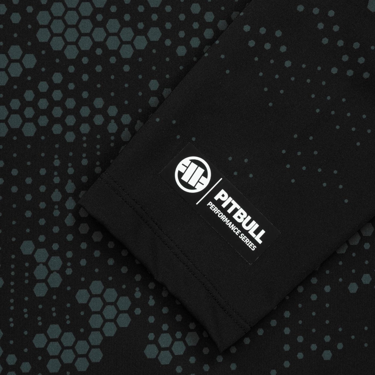 Pitbull Rashguard Hex Camo Hilltop Oliwkowy Długi rękaw
