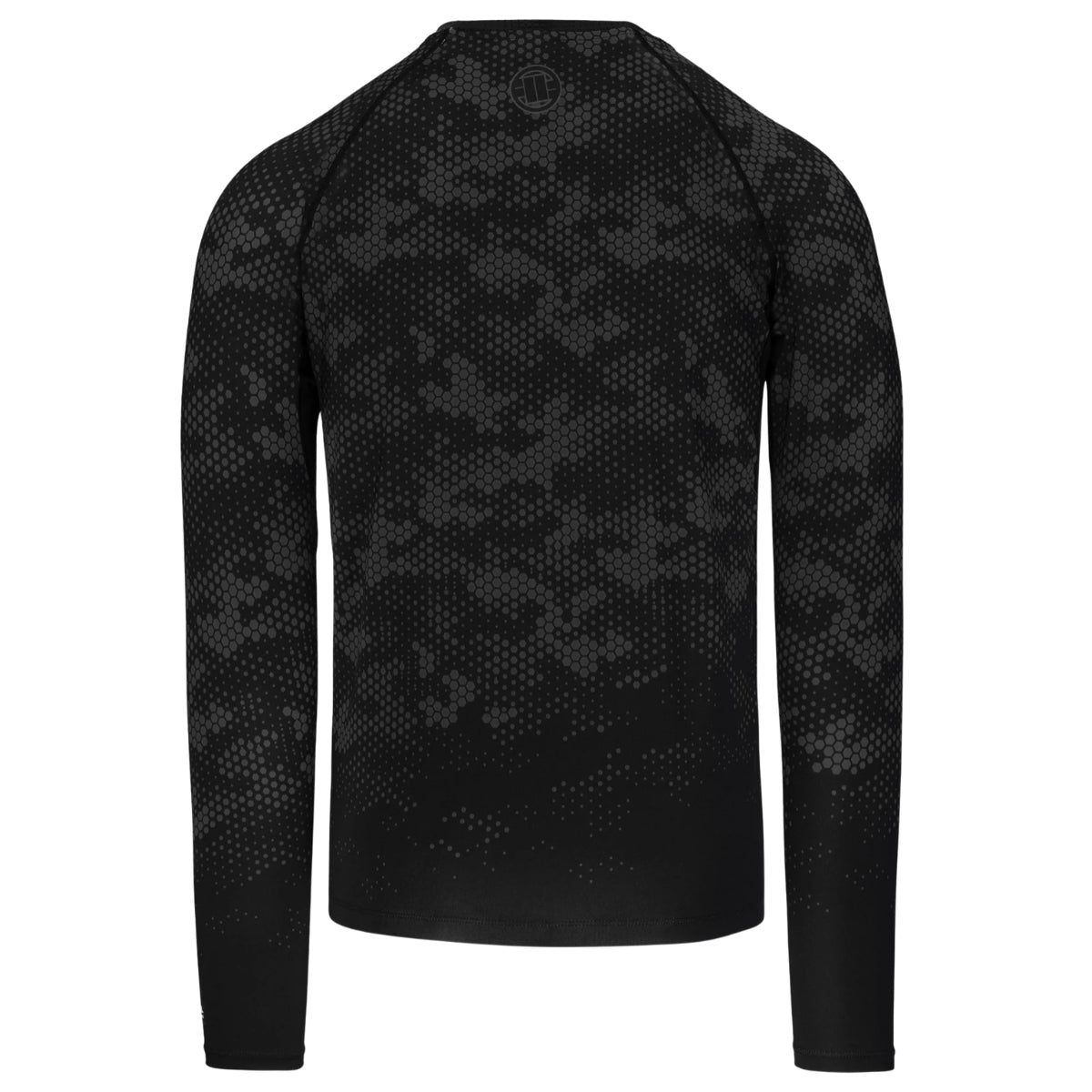 Pitbull Rashguard Hex Camo Hilltop Czarny Długi rękaw