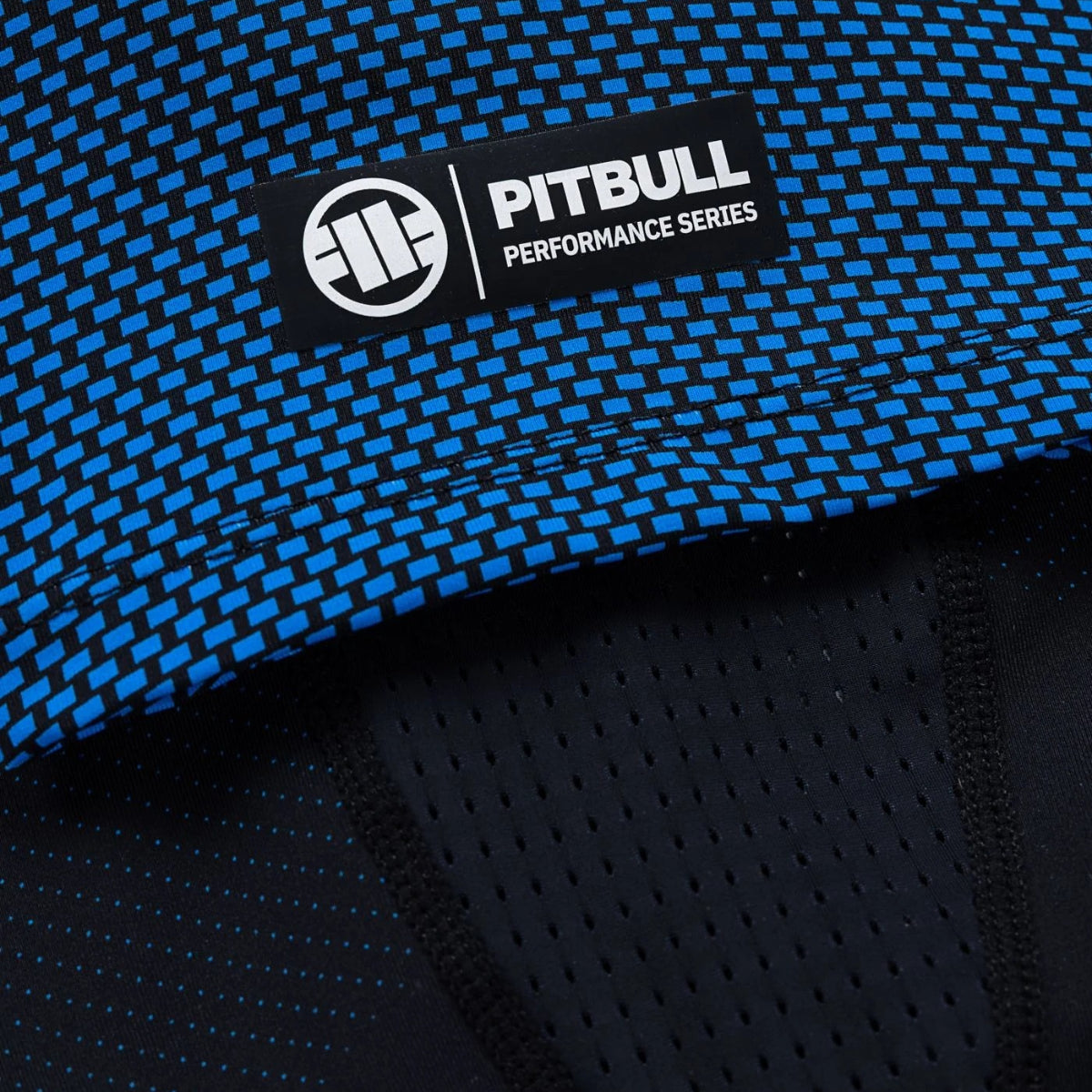 Pitbull Rashguard Ranked Niebieski Krótki rękaw