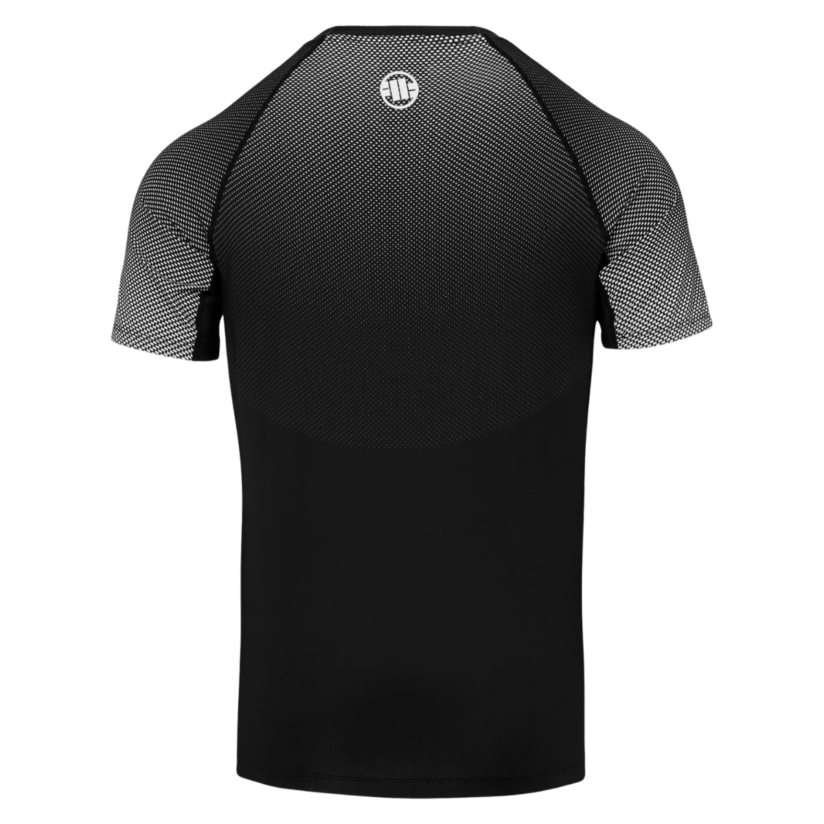 Pitbull Rashguard Ranked Czarny Krótki rękaw