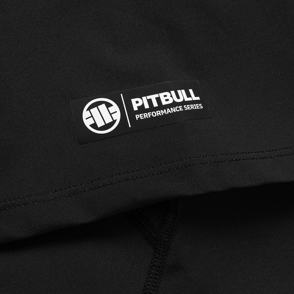 Pitbull Rashguard Ranked Czarny Krótki rękaw