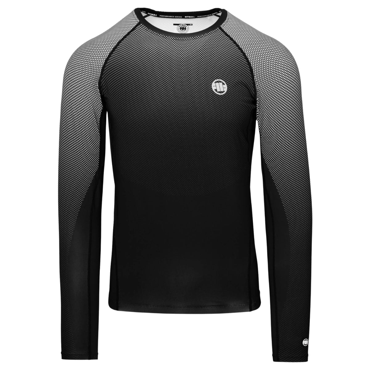 Pitbull Rashguard Ranked Czarny Długi rękaw