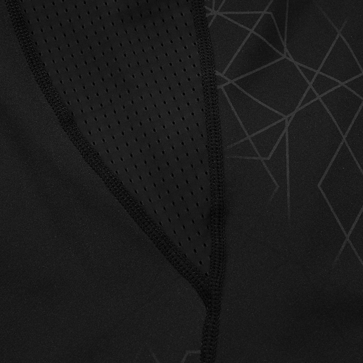 Pitbull Rashguard Ray Krótki rękaw Czarny/Czerwony