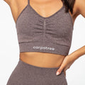 Carpatree Biustonosz bezszwowy Allure Brązowy Melanż