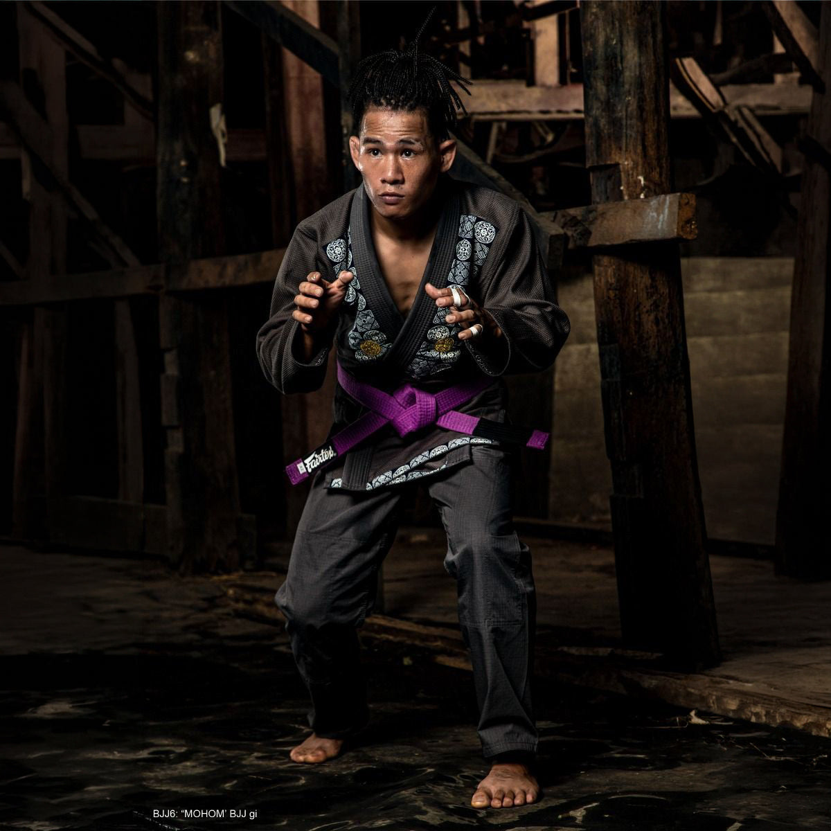 Fairtex Kimono/Gi Premium do BJJ Męskie MOHOM Szare