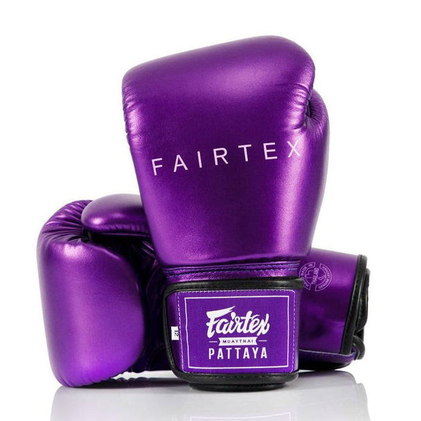 Fairtex Rękawice Bokserskie BGV22 Metalic Fioletowe