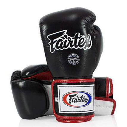 Fairtex Rękawice Bokserskie ze skóry naturalnej BGV5 Czarne