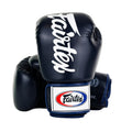 Fairtex Rękawice Bokserskie ze skóry naturalnej BGV19 Granatowe
