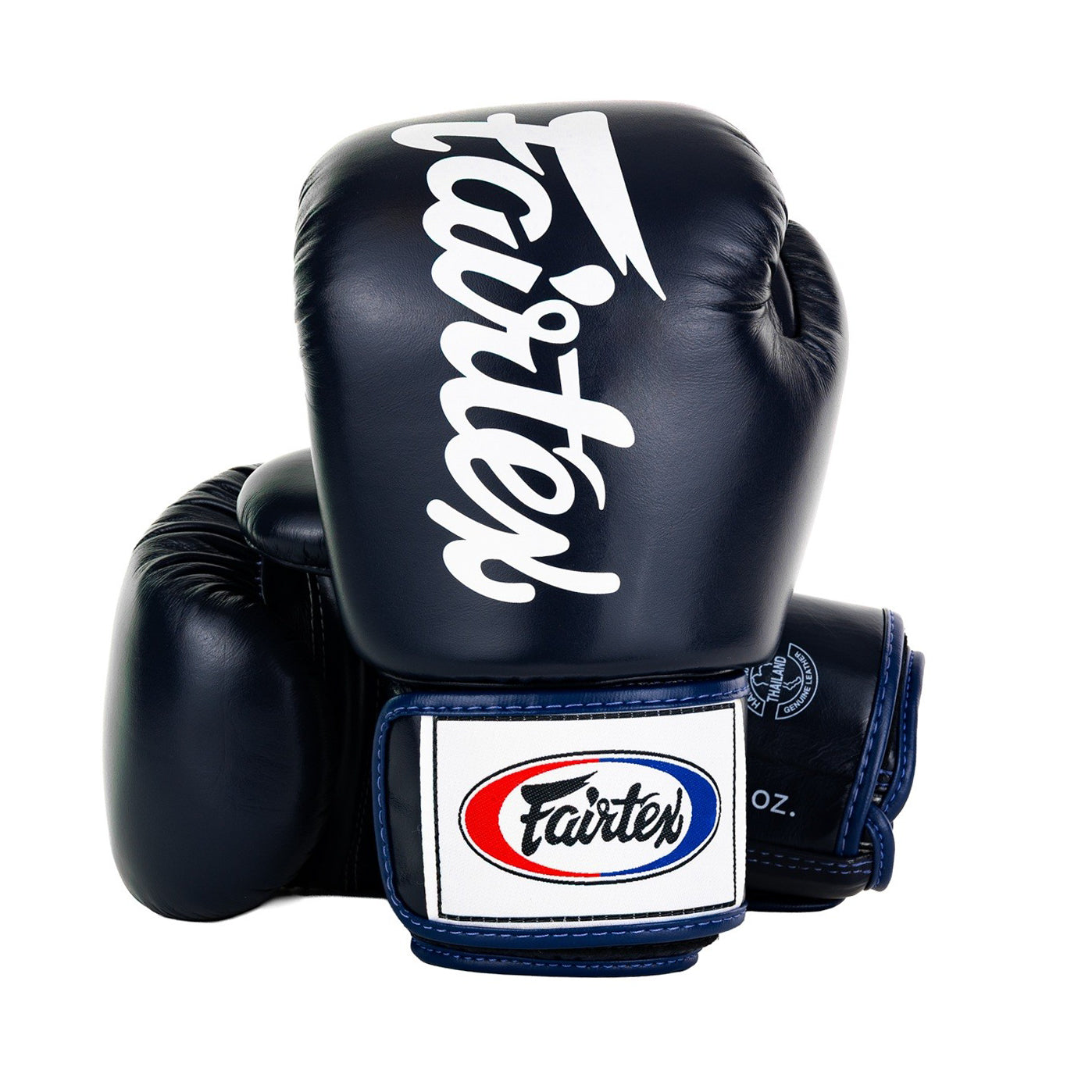 Fairtex Rękawice Bokserskie ze skóry naturalnej BGV19 Granatowe